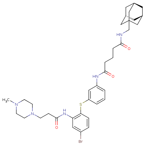 Chemical structure of BindingDB Monomer ID 50070274