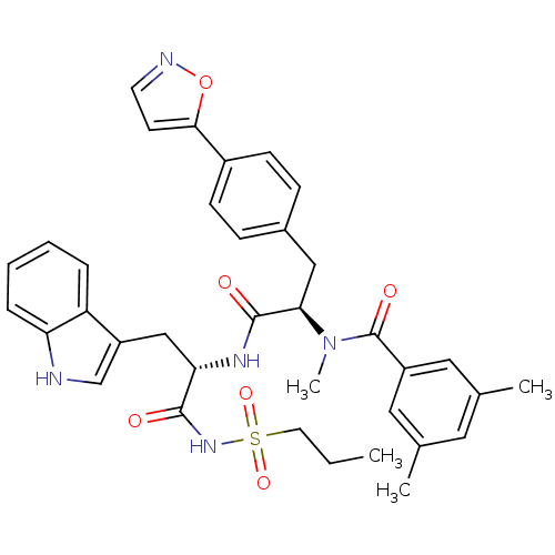 Chemical structure of BindingDB Monomer ID 50071420