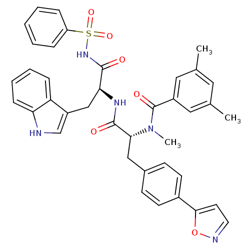 Chemical structure of BindingDB Monomer ID 50071421