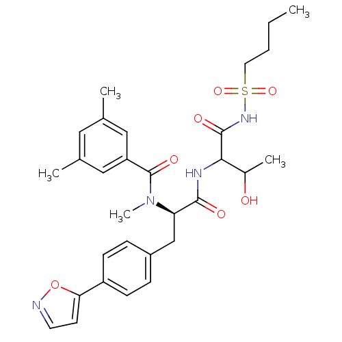 Chemical structure of BindingDB Monomer ID 50071424