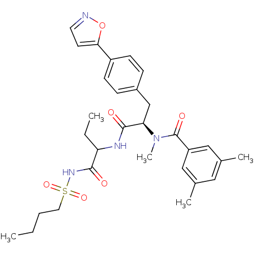Chemical structure of BindingDB Monomer ID 50071426