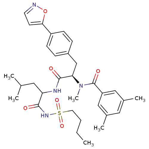 Chemical structure of BindingDB Monomer ID 50071434