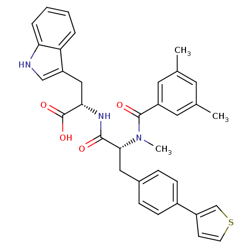 Chemical structure of BindingDB Monomer ID 50071435