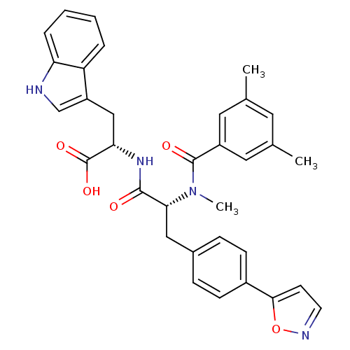 Chemical structure of BindingDB Monomer ID 50071438