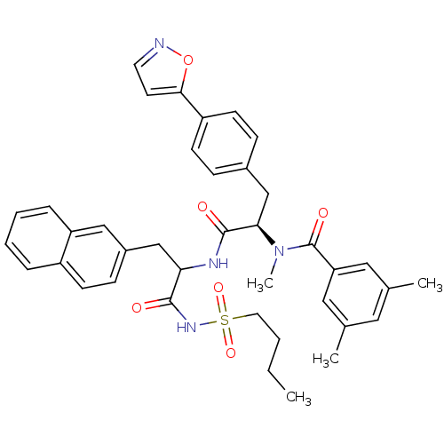 Chemical structure of BindingDB Monomer ID 50071440