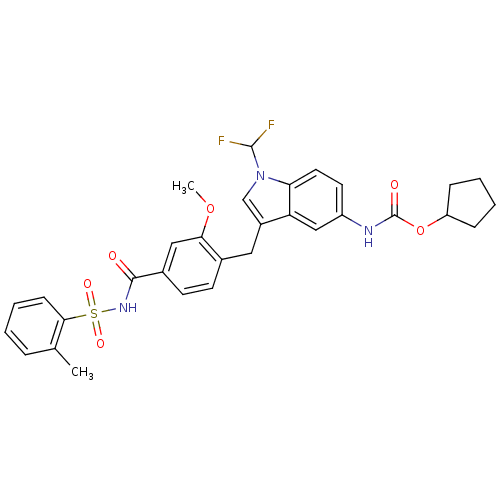 Chemical structure of BindingDB Monomer ID 50071634