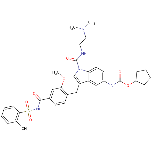 Chemical structure of BindingDB Monomer ID 50071636