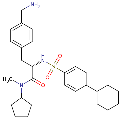 Chemical structure of BindingDB Monomer ID 50071721