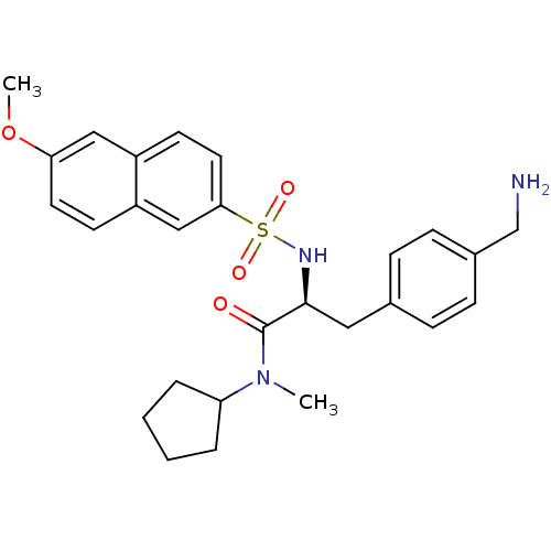 Chemical structure of BindingDB Monomer ID 50071722