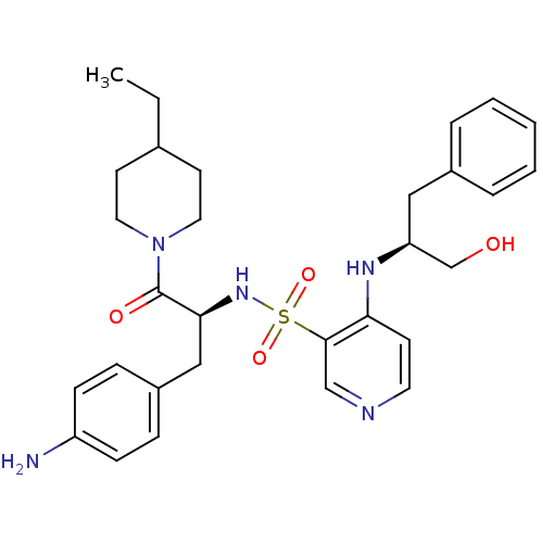 Chemical structure of BindingDB Monomer ID 50073281