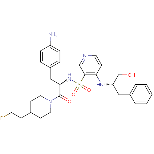 Chemical structure of BindingDB Monomer ID 50073295
