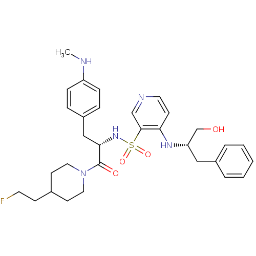 Chemical structure of BindingDB Monomer ID 50073296