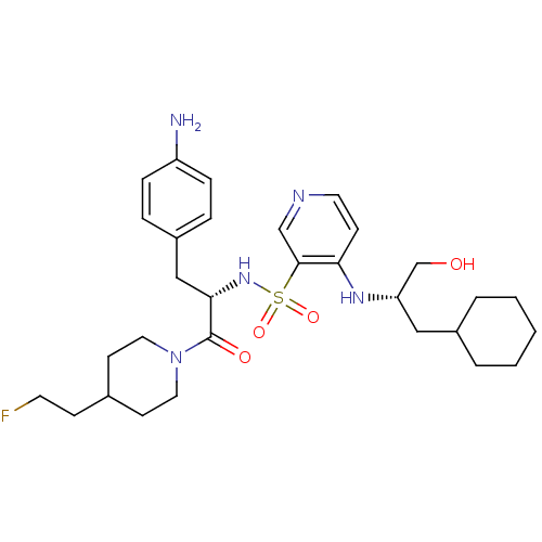 Chemical structure of BindingDB Monomer ID 50073302