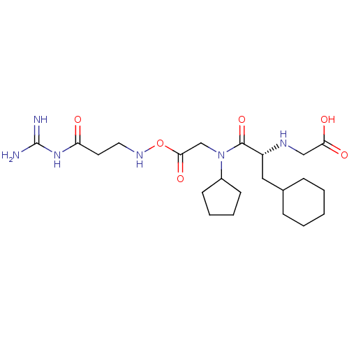 Chemical structure of BindingDB Monomer ID 50073320