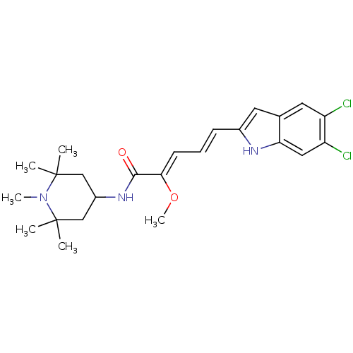 Chemical structure of BindingDB Monomer ID 50073332