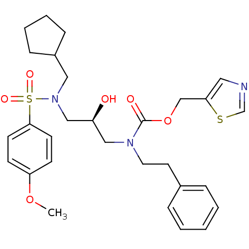Chemical structure of BindingDB Monomer ID 50073340