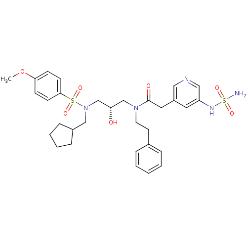 Chemical structure of BindingDB Monomer ID 50073352