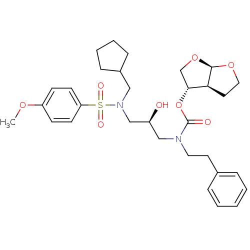 Chemical structure of BindingDB Monomer ID 50073354