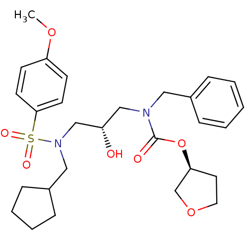 Chemical structure of BindingDB Monomer ID 50073358