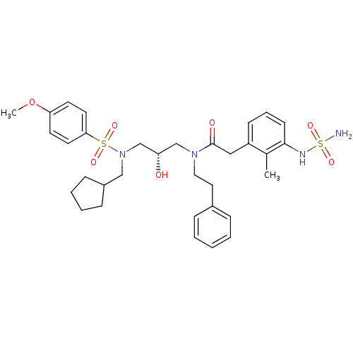 Chemical structure of BindingDB Monomer ID 50073361