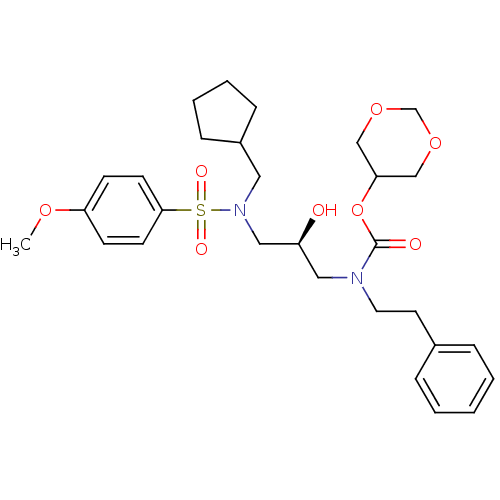 Chemical structure of BindingDB Monomer ID 50073364