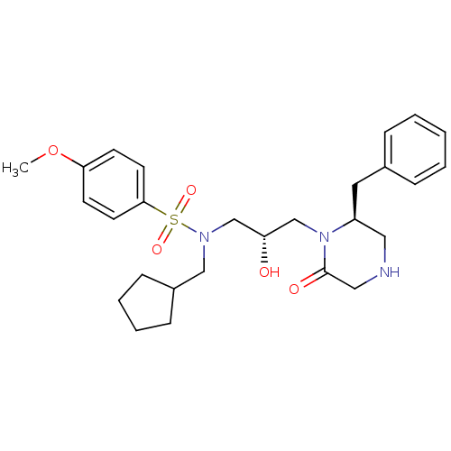 Chemical structure of BindingDB Monomer ID 50073370