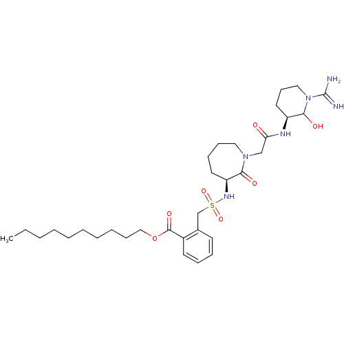 Chemical structure of BindingDB Monomer ID 50073425