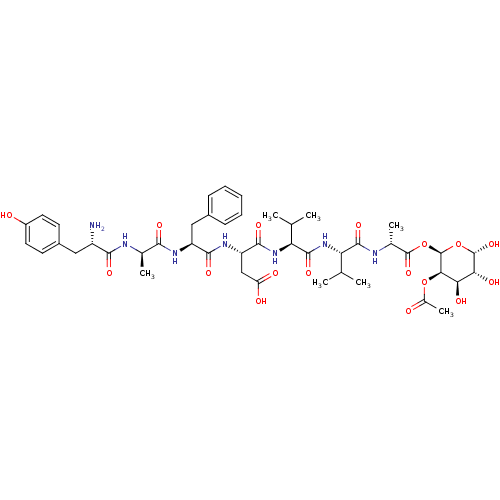 Chemical structure of BindingDB Monomer ID 50073516
