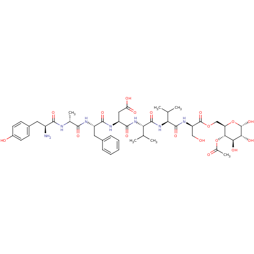 Chemical structure of BindingDB Monomer ID 50073521