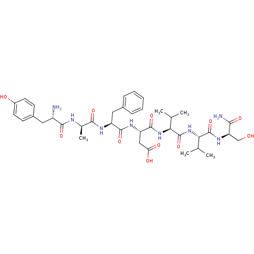 Chemical structure of BindingDB Monomer ID 50073524