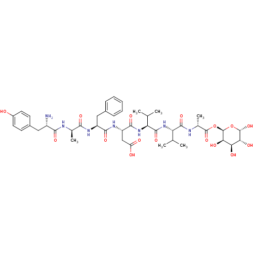 Chemical structure of BindingDB Monomer ID 50073526