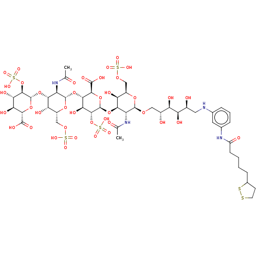 Chemical structure of BindingDB Monomer ID 50073810