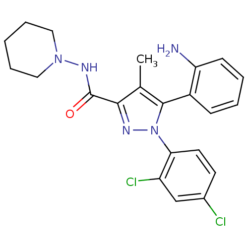 Chemical structure of BindingDB Monomer ID 50074315