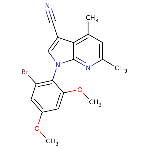 Chemical structure of BindingDB Monomer ID 50074420