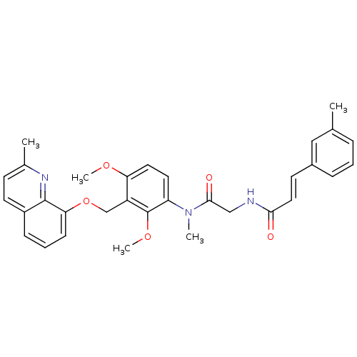 Chemical structure of BindingDB Monomer ID 50074981