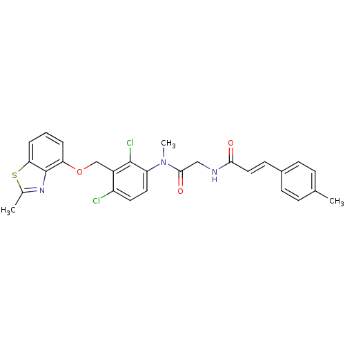 Chemical structure of BindingDB Monomer ID 50074984