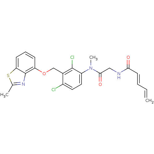 Chemical structure of BindingDB Monomer ID 50074991