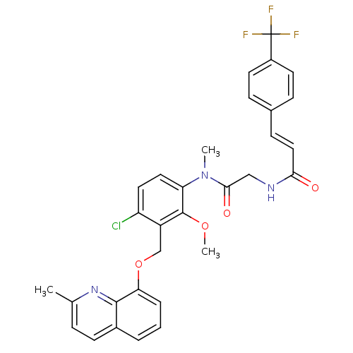 Chemical structure of BindingDB Monomer ID 50074992