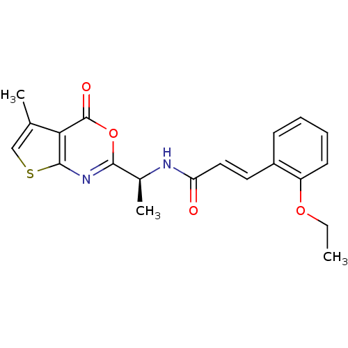 Chemical structure of BindingDB Monomer ID 50075154