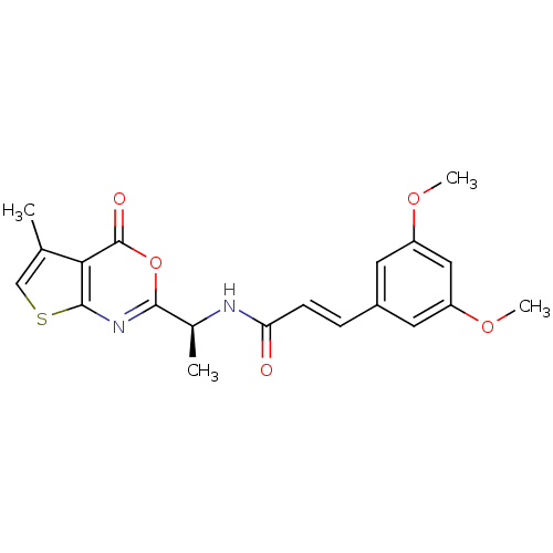 Chemical structure of BindingDB Monomer ID 50075165