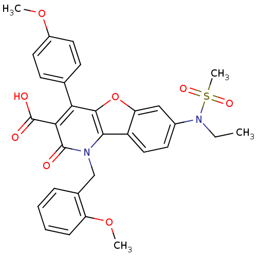 Chemical structure of BindingDB Monomer ID 50075421