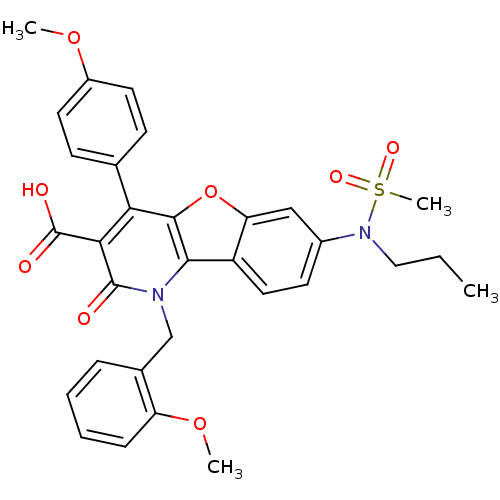Chemical structure of BindingDB Monomer ID 50075422