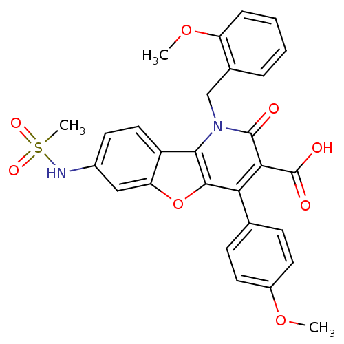 Chemical structure of BindingDB Monomer ID 50075424
