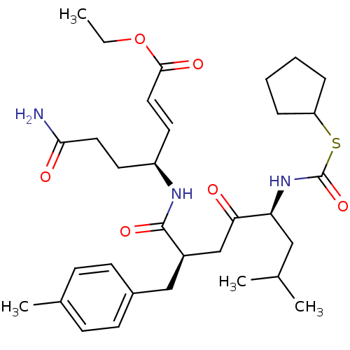 Chemical structure of BindingDB Monomer ID 50075599