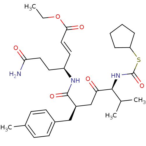 Chemical structure of BindingDB Monomer ID 50075600