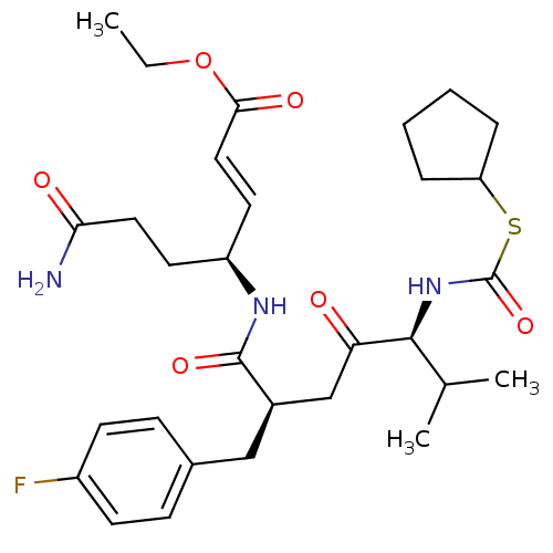 Chemical structure of BindingDB Monomer ID 50075604