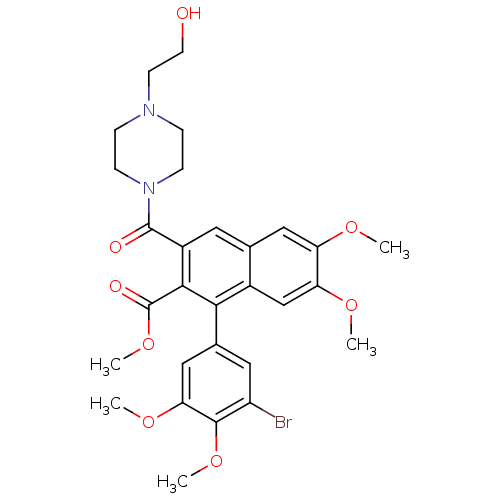 Chemical structure of BindingDB Monomer ID 50075684