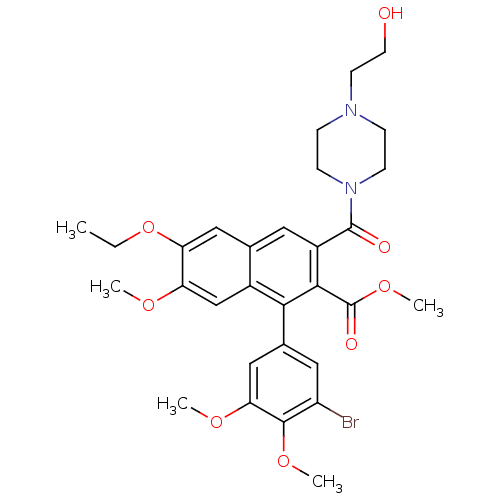 Chemical structure of BindingDB Monomer ID 50075698