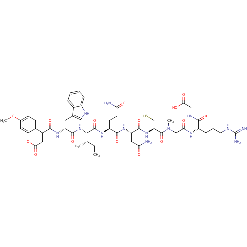 Chemical structure of BindingDB Monomer ID 50075816