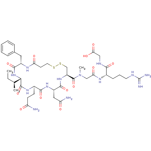 Chemical structure of BindingDB Monomer ID 50075818